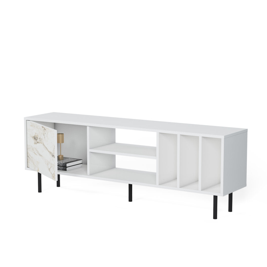 Broxton TV Stand for TVs up to 75" Mercury Row® Color: White