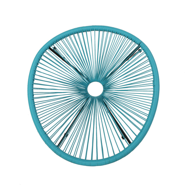 Outdoor Hammock Weave Patio Chair (Set of 2) AllModern Color: Teal
