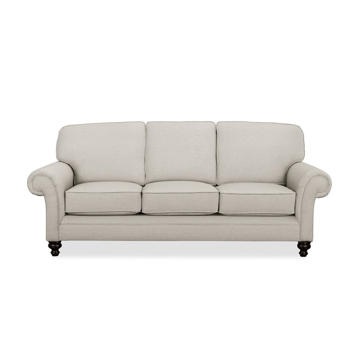 Gaige 88" Rolled Arm Sofa with Reversible Cushions Wayfair Custom Upholstery™ Fabric: Indy Cream Performance