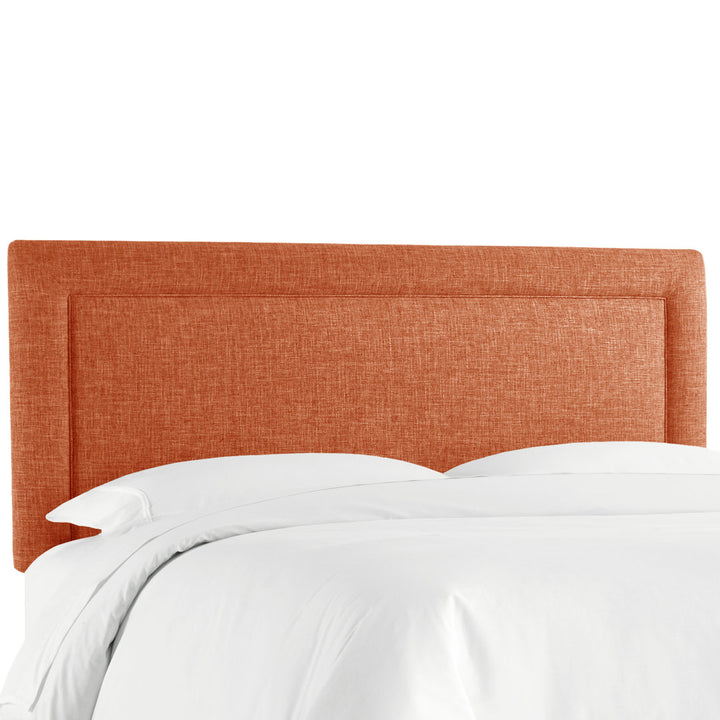 Rowberrow Upholstered Panel Headboard Mercury Row® Size: Queen Upholstery: Zuma Atomic Textured Linen