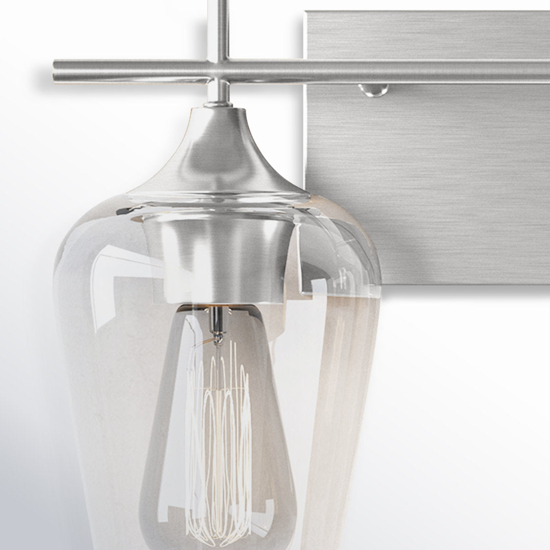 Breena Dimmable Vanity Light Birch Lane™ Finish: Satin Nickel
