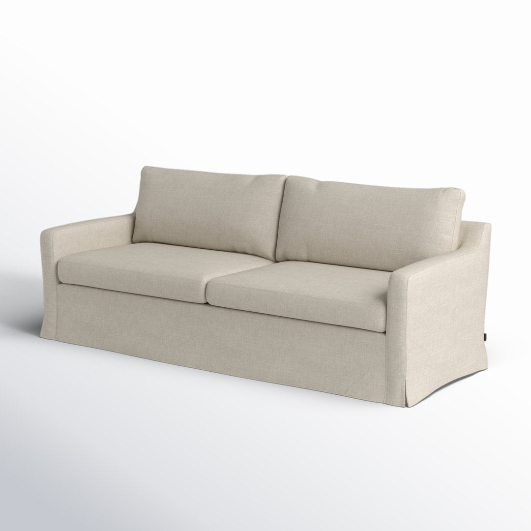 Neruda 86'' Slipcovered Sofa Joss & Main Fabric: Diego Natural Performance Plainweave