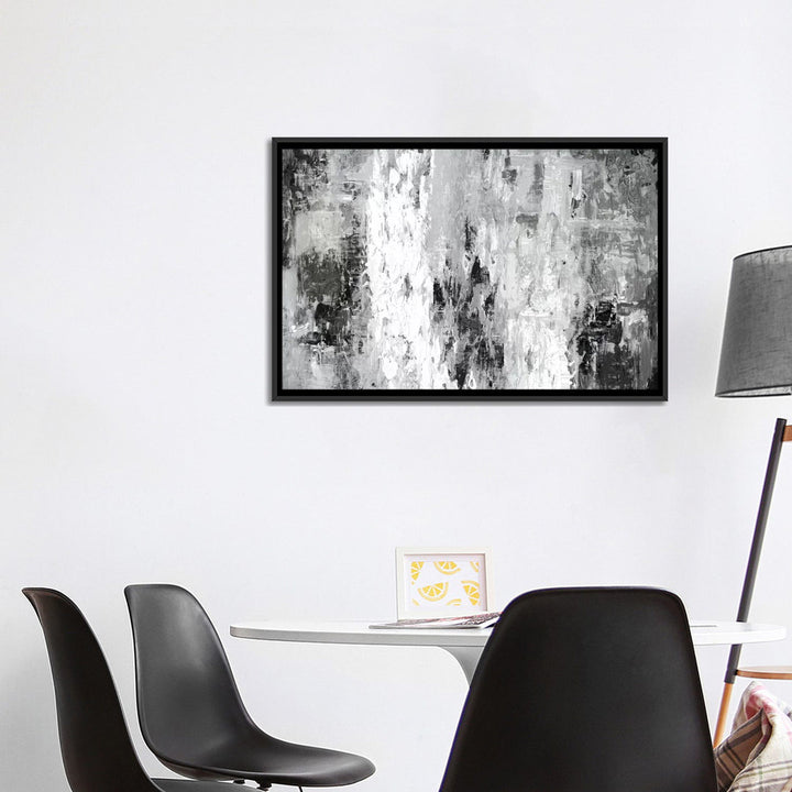 Black And White Abstract IV by PI Studio - Wrapped Canvas Print The Twillery Co.® Size: 26" H x 40" W x 1.5" D Format: Black Framed