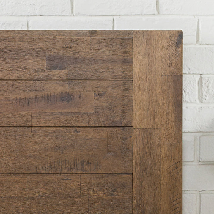 Kira Solid Wood Platform Bed Union Rustic Color: Dark Natural Wood Size: Twin