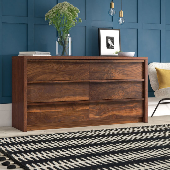 Holtzlander Double Dresser Union Rustic Color: Grand Walnut