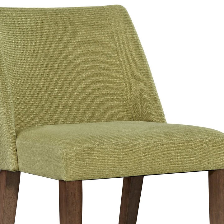 Didmarton Linen Side Chair (Set of 2) Zipcode Design™ Upholstery Color: Green Linen