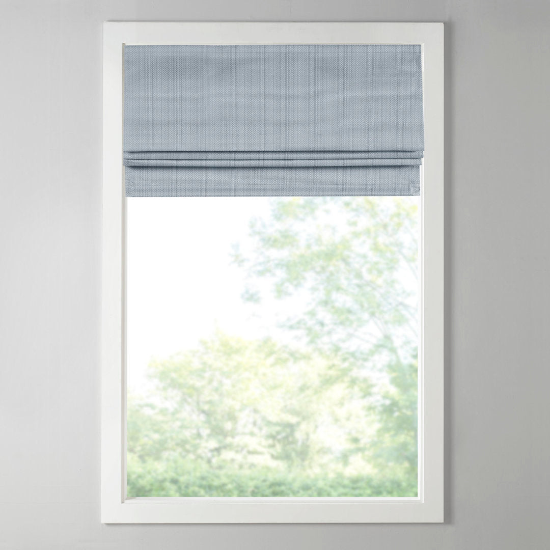 Galen Basketweave Cordless Room Darkening Roman Shade Madison Park Length & Width: 35"W x 64"L