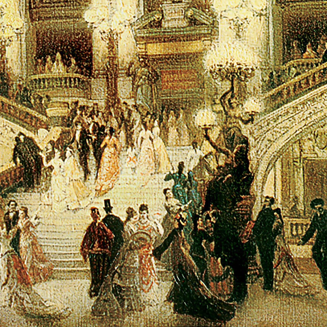 Le Couloir de l'Opera Framed Painting Print on Canvas Vault W Artwork Size: 39.25" H x 31.25" W