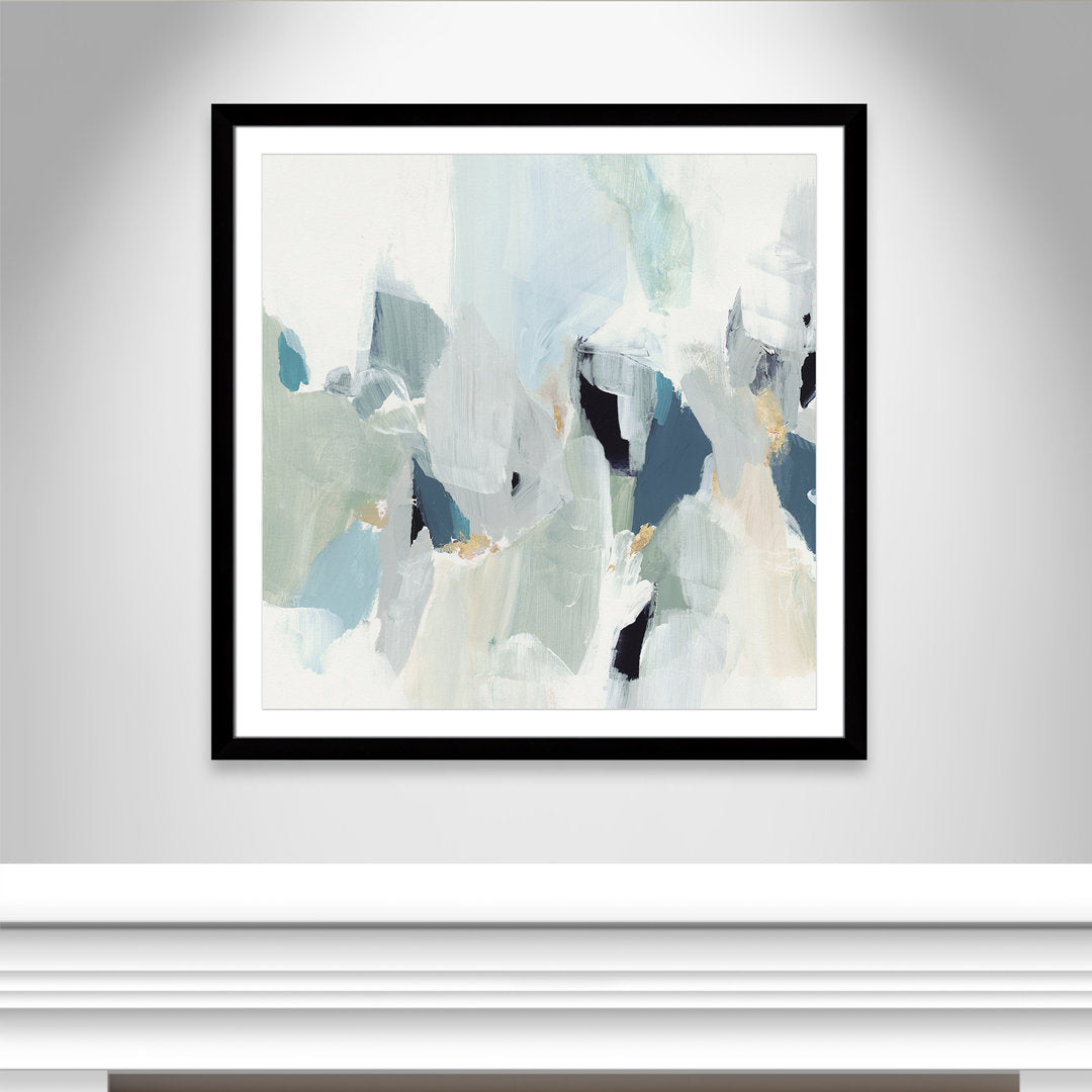Little Talks II by Isabelle Z - Picture Frame Print on Canvas Casa Fine Arts Size: 42.5" H x 42.5" W x 1.25" D Format: Black Picture Framed Paper