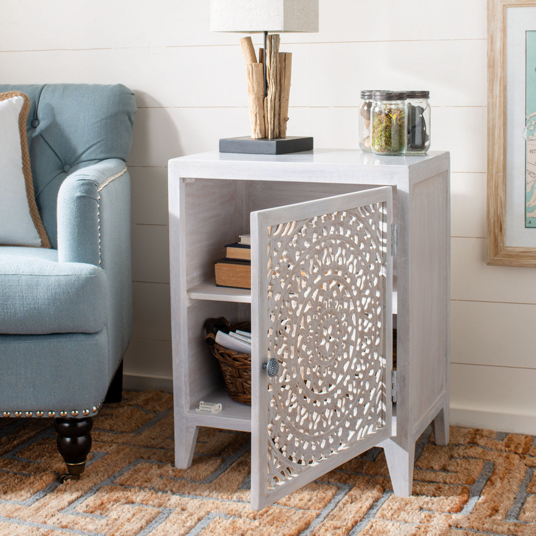 Etherson Nightstand Bungalow Rose Color: White Wash