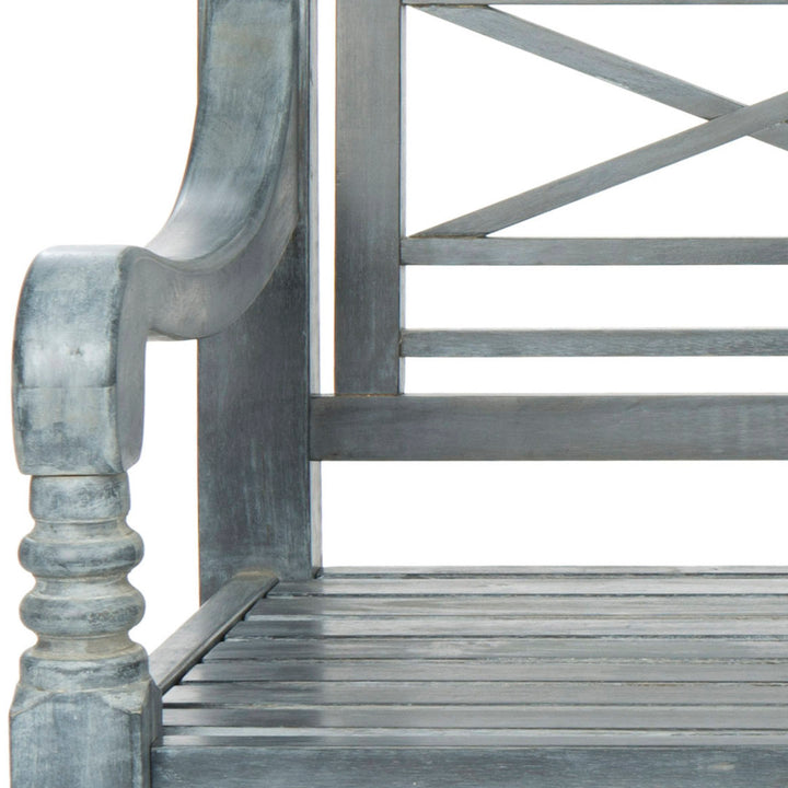 Paull Wooden Garden Bench Highland Dunes Color: Ash Gray