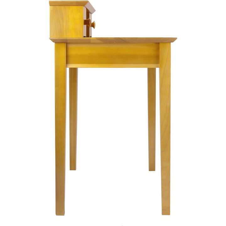 Hilderbrand Solid Wood Desk with Hutch Red Barrel Studio®