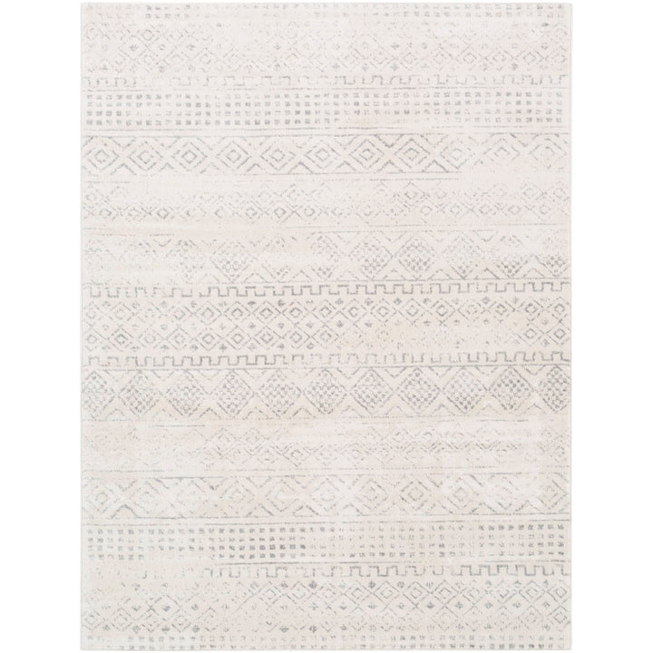 Herrod Machine Woven Gray/Ivory Area Rug Zipcode Design™ Rug Size: Rectangle 9' x 12'3"