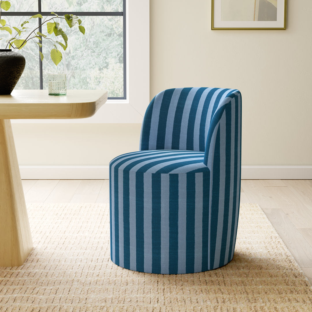 Begonia Dining Chair Joss & Main Upholstery Color: Brush Canopy Tonal Blue