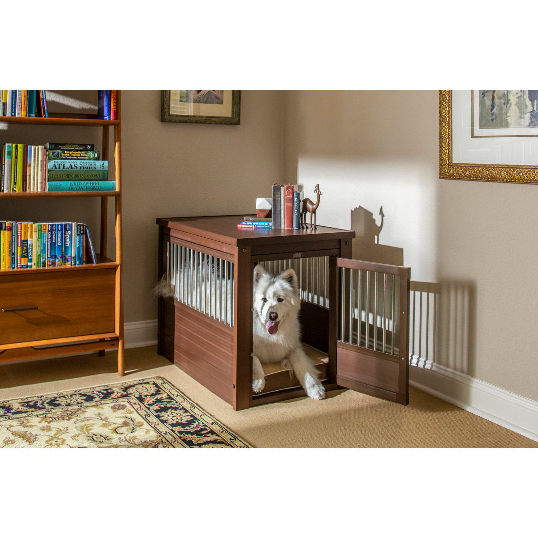 Southwick ECOFLEX® Furniture-Style Dog Crate – End Table Design Archie & Oscar™ Color: Russet Size: Large (28" H x 24" W x 35.4" D)