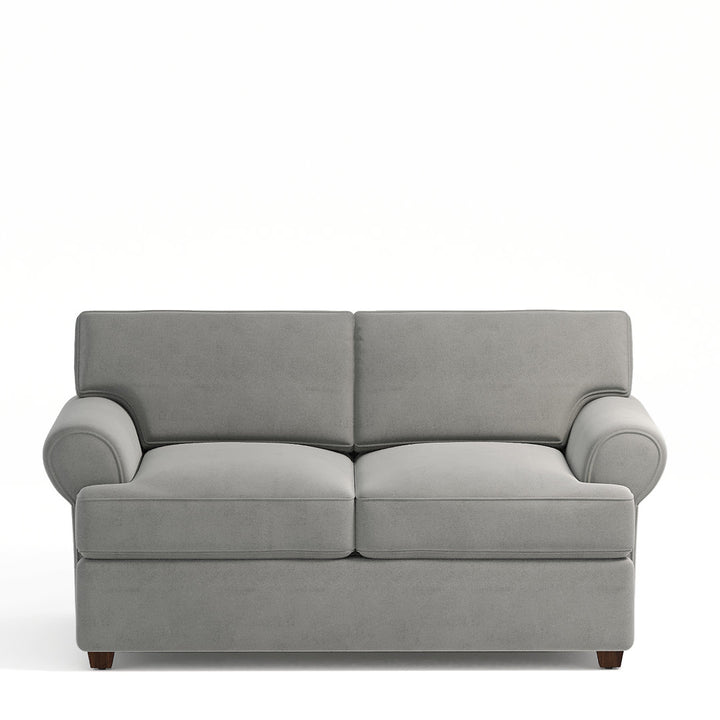 67" Recessed Arm Loveseat Birch Lane™ Fabric: Bella Otter Performance Velvet