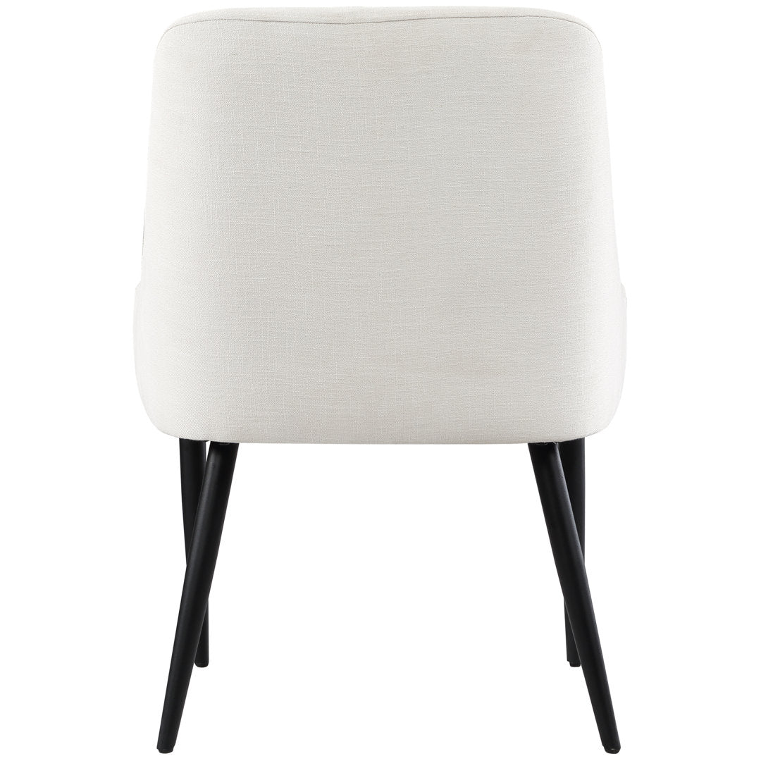 Liandra Side Chair (Set of 2) George Oliver Color: Cream Linen