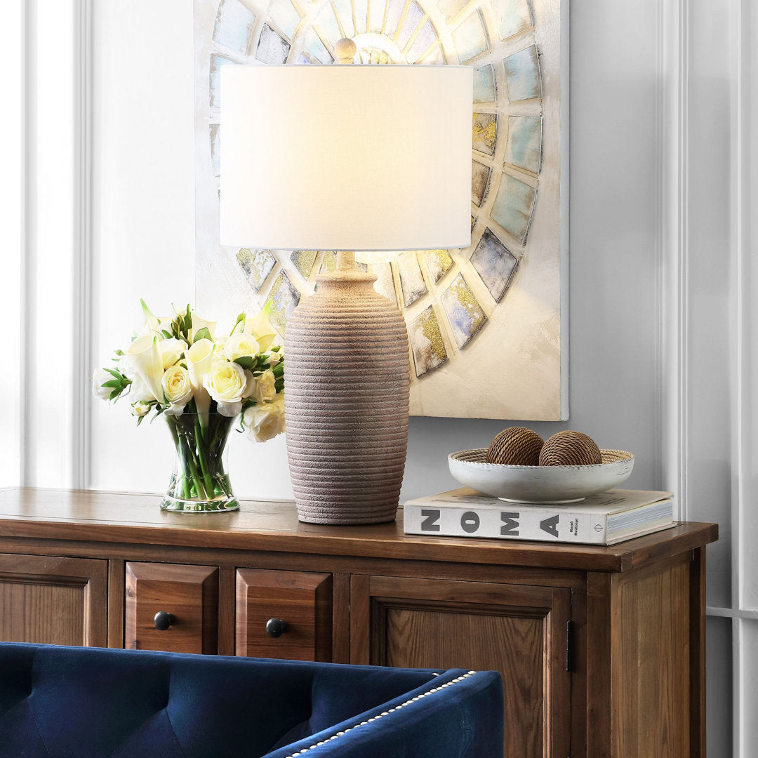 Brady 28" Sandy Pearl Table Lamp Joss & Main