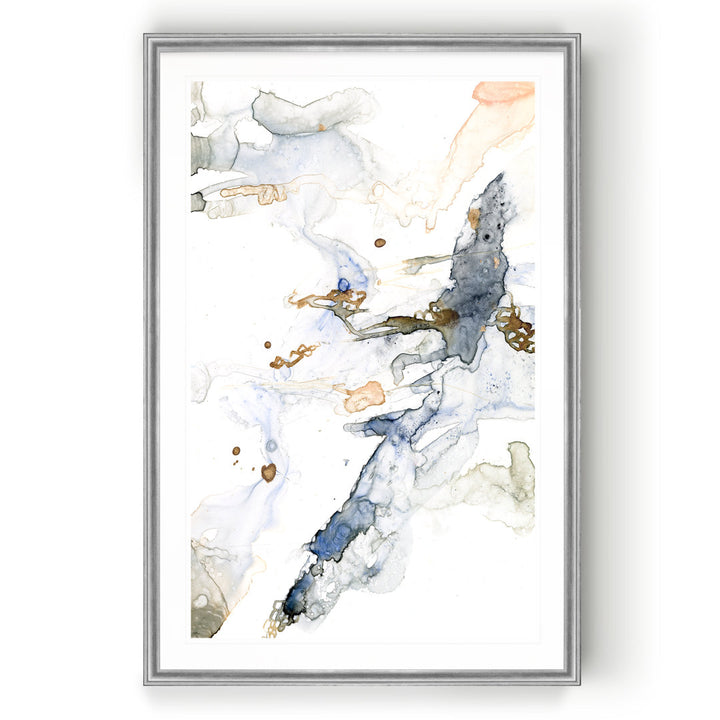 Organic Interlace I - Print on Canvas Mercury Row® Size: 26.5" H x 36.5" W x 1.5" D Format: Silver Framed