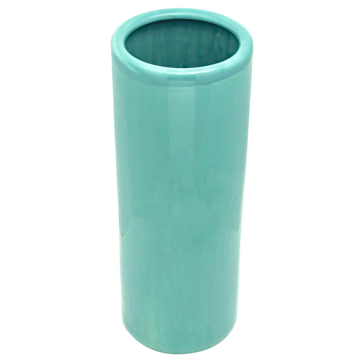 Astou Handmade Porcelain Floor Vase Wade Logan® Color: Turquoise