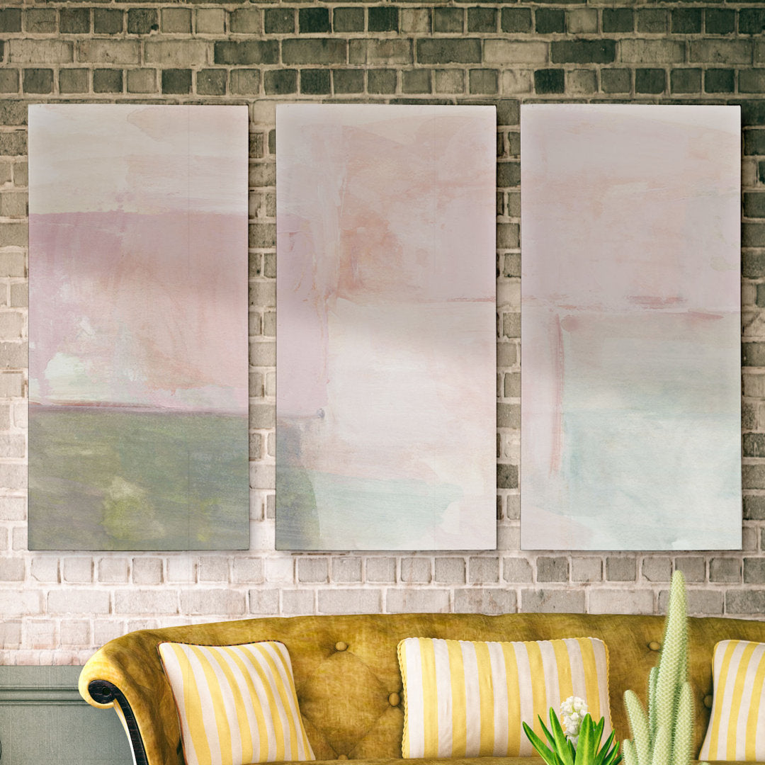 A Premium 'Morning Meditation II' Print Multi-Piece Image on Canvas Wrought Studio™ Size: 40" H x 60" W x 1.5" D