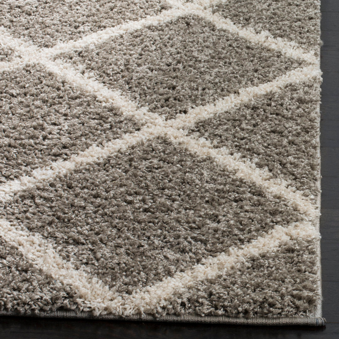 Darrol Performance Geometric Rug House of Hampton® Rug Size: Square 9' Pile Height: Ultra Plush 2"