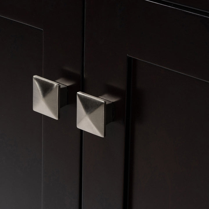 Amariani 37" Single Bathroom Vanity Set Latitude Run® Base Finish: Espresso, Hardware Finish: Satin Nickel