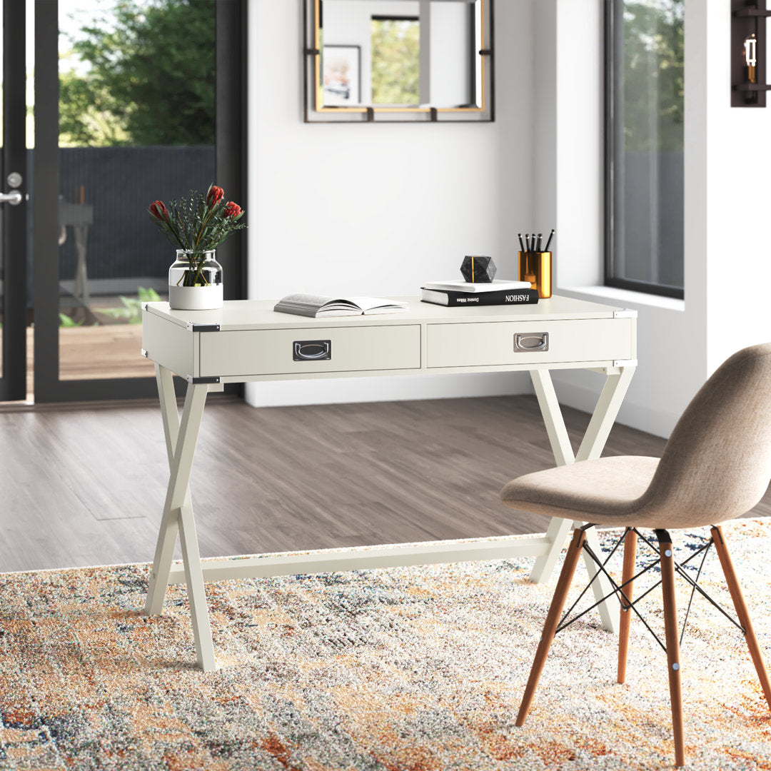 Whetzel Desk Mercury Row® Color: Silver Birch