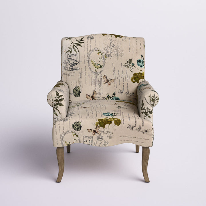 Belle 30" W Polyester Armchair Laurel Foundry Modern Farmhouse® Fabric: Floral Chenille