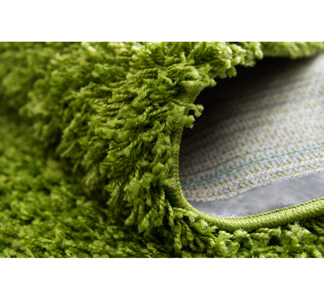 Torunn Grass Green Area Rug Ebern Designs Rug Size: Rectangle 6'1" x 9'