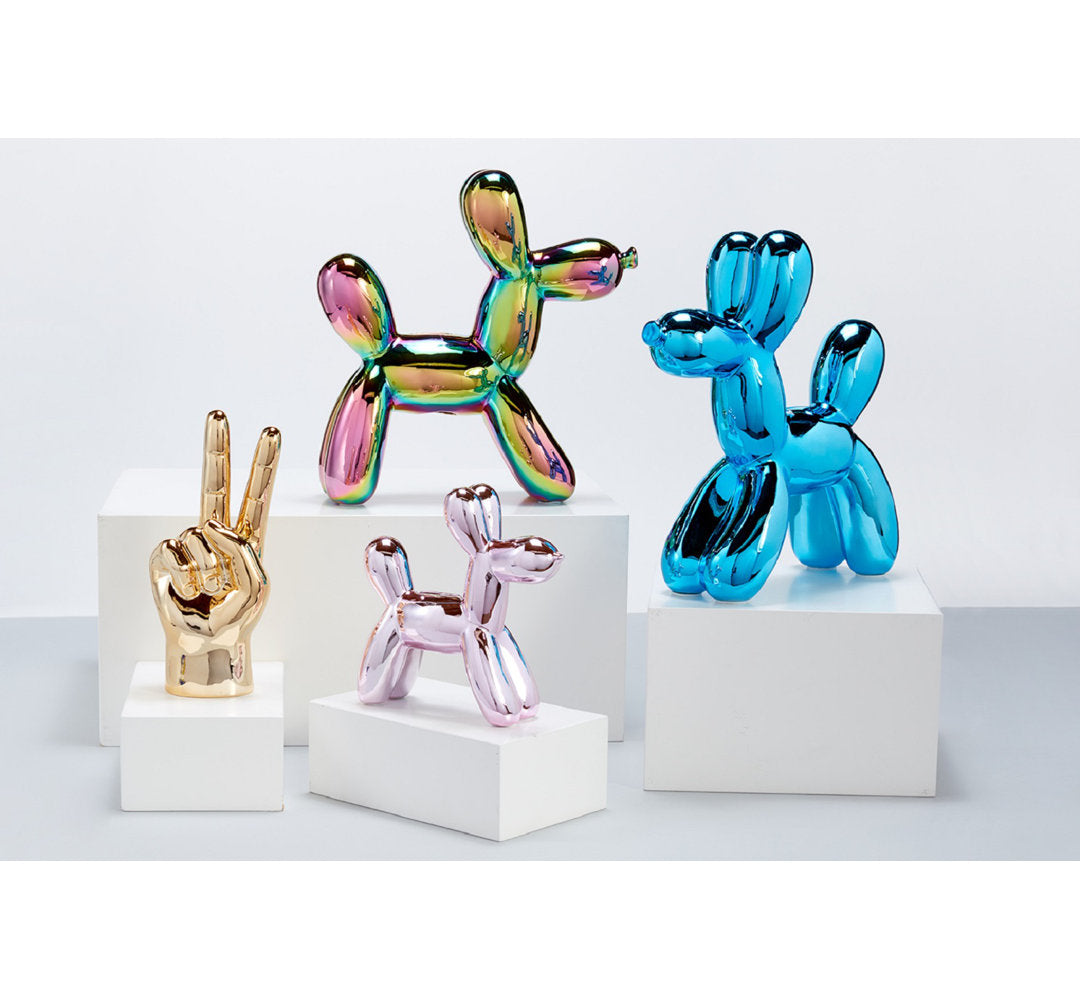 Porum Interior Illusions Plus Ceramic Dog Piggy Bank Wrought Studio™ Color: Iridescent Size: 12" H x 4" W x 12" D