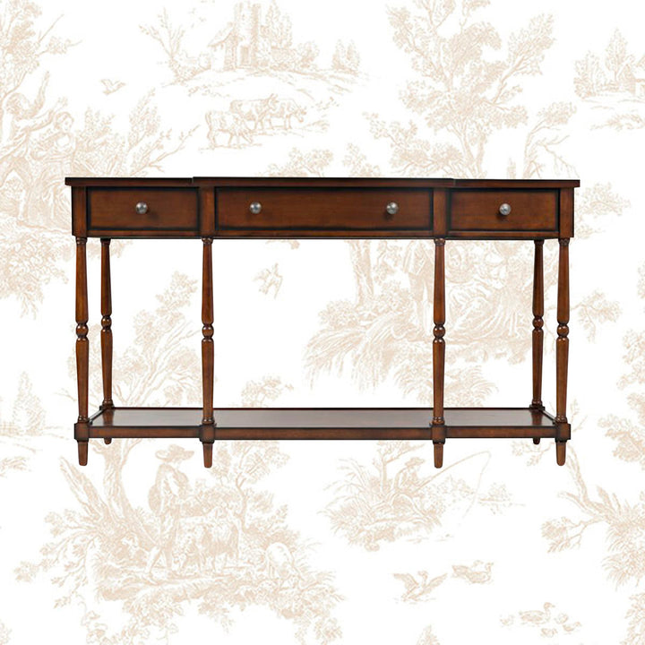 Beaumont 60" Console Table Kelly Clarkson Home Color: Antique Mahogany