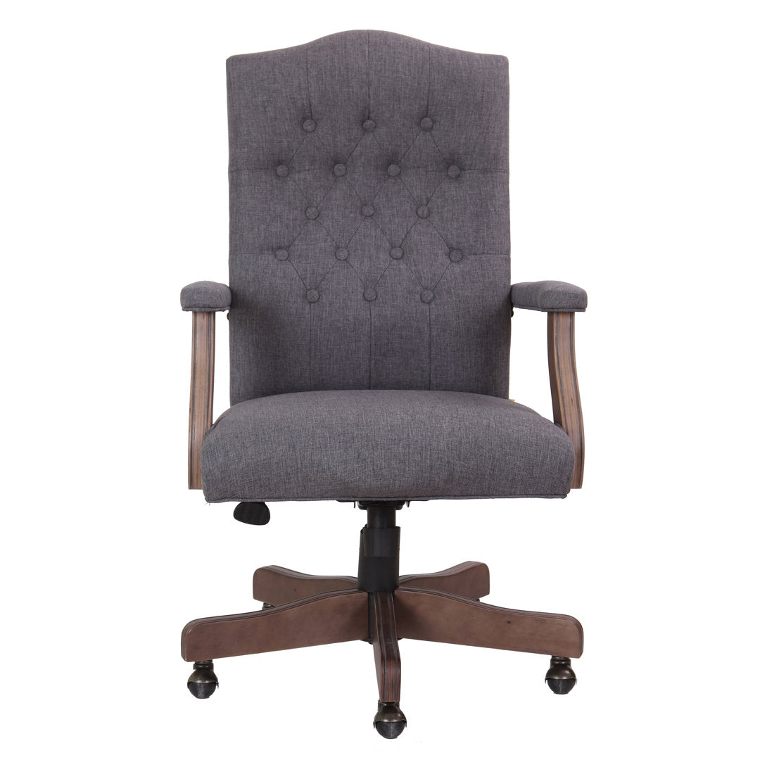 Mayson Executive Chair Three Posts™ Upholstery Color: Slate Gray