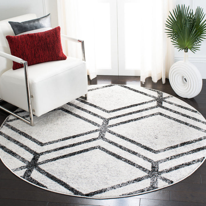 Wyckhoff Performance Geometric Rug Union Rustic Rug Size: Round 6'