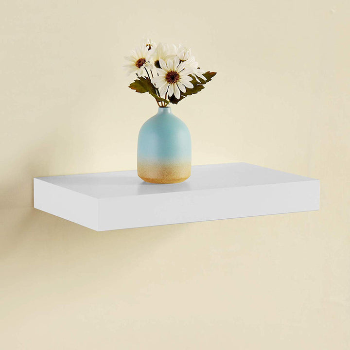 Himmelmann Floating Shelf Ebern Designs Size: 2" H x 59.5" W x 9.25" D Finish: White