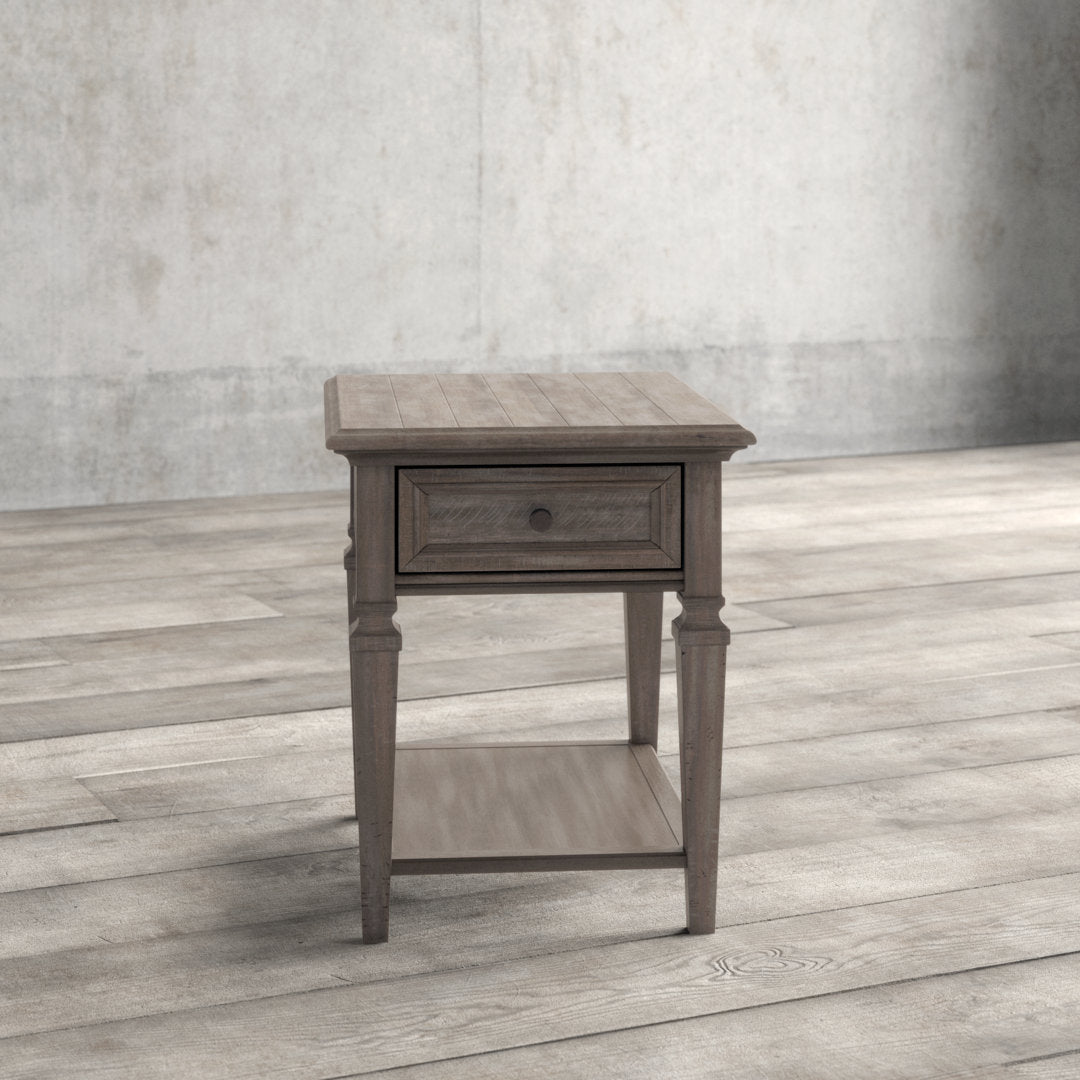 Dube End Table with Storage Laurel Foundry Modern Farmhouse®