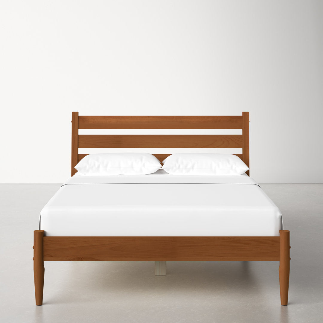 Grady Queen Size Solid Wood Bed AllModern Color: Castanho