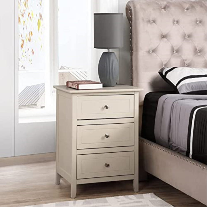 Emjay 3 - Drawer Nightstand Glory Furniture Color: Beige