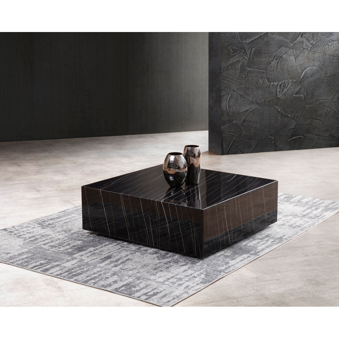 Gorvel Coffee Table Latitude Run® Color: Black