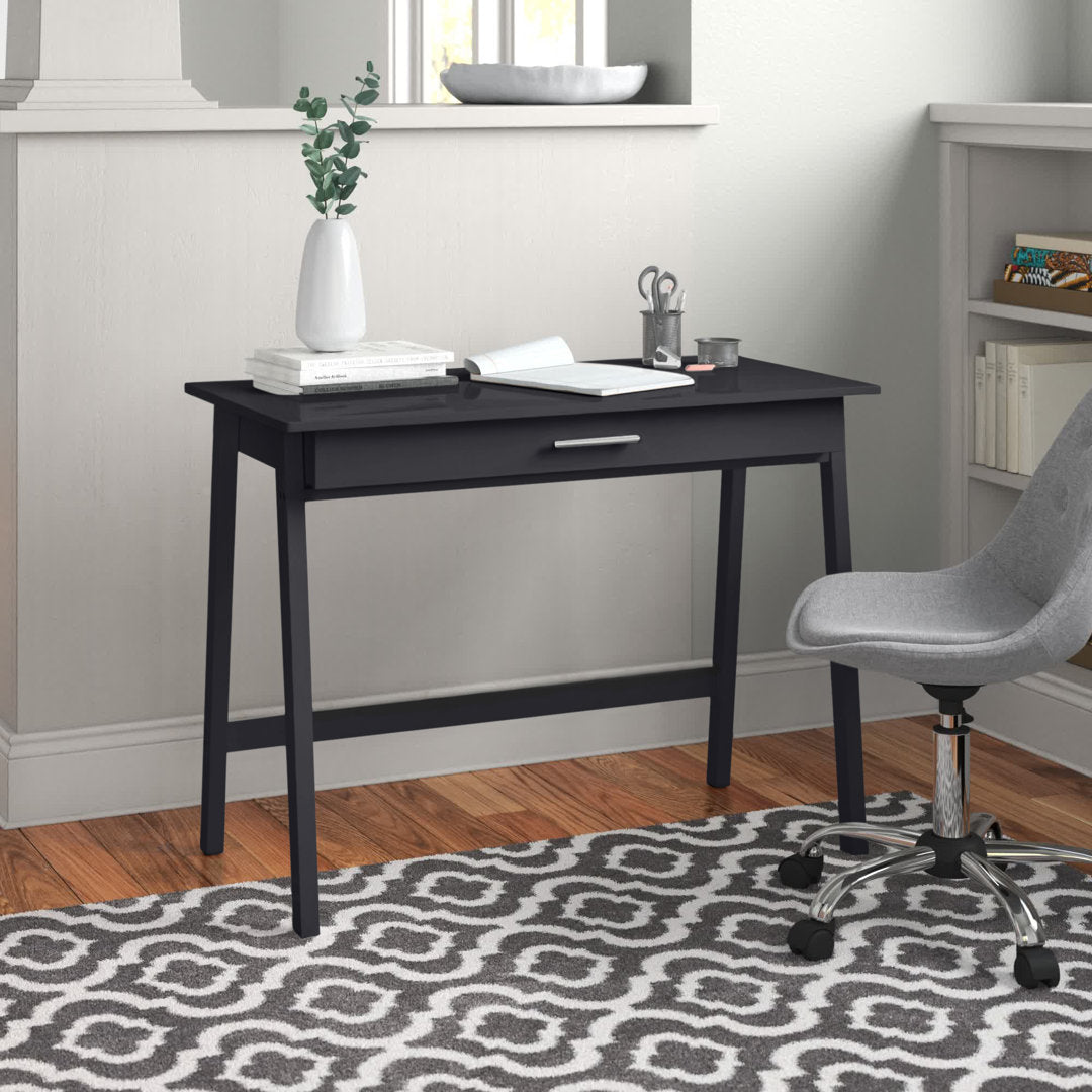 Haywa Desk Andover Mills™ Color: Black