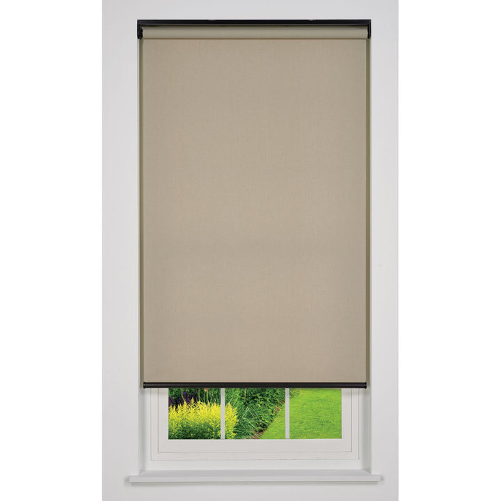 Linen Avenue Cordless Sierra Light Filtering Roller Shade (Arrives 1/4" Narrower) Linen Avenue Blind Size: 23"W x 78"L Finish: Taupe