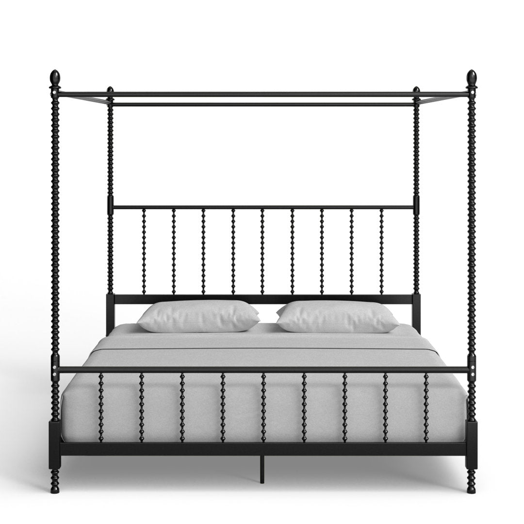 Frankie Low Profile Canopy Bed Kelly Clarkson Home Color: Black Size: King