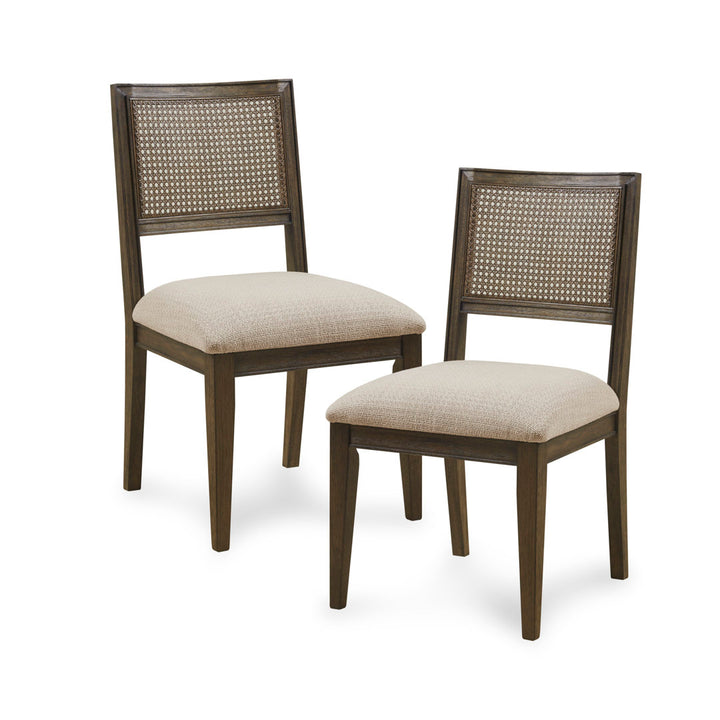 Centennial Cane Back Dining Side Chair (Set of 2) Kelly Clarkson Home Color: Brown