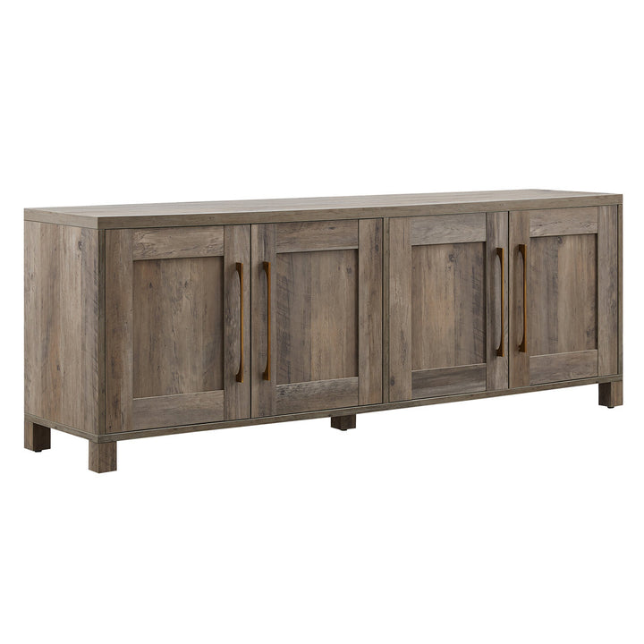Chabot TV Stand for TVs up to 78" Latitude Run® Color: Gray/Oak