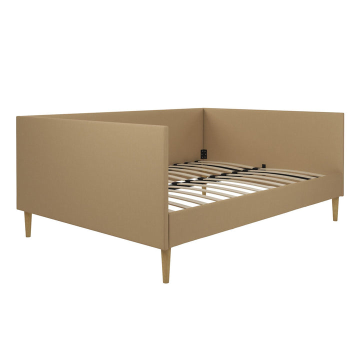 Chadlee Daybed Mercer41 Color: Tan Linen Size: Full