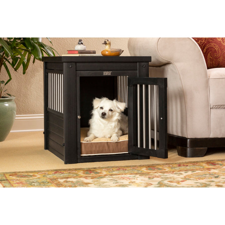 Southwick ECOFLEX® Furniture-Style Dog Crate – End Table Design Archie & Oscar™ Color: Espresso Size: Small (22" H x 18.1" W x 23.6" D)
