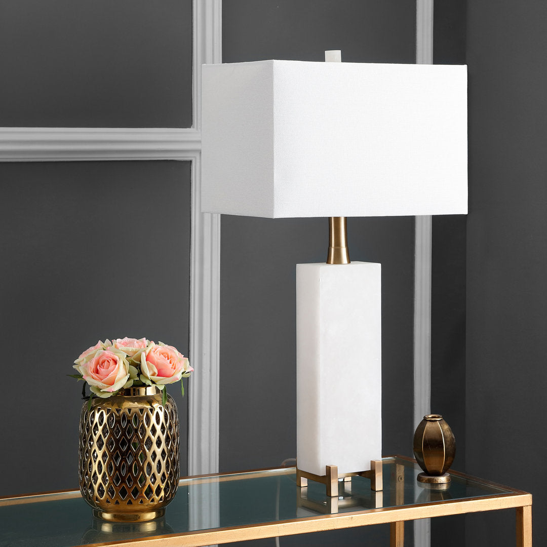Weldon 30" White/Brass Gold Table Lamp Joss & Main