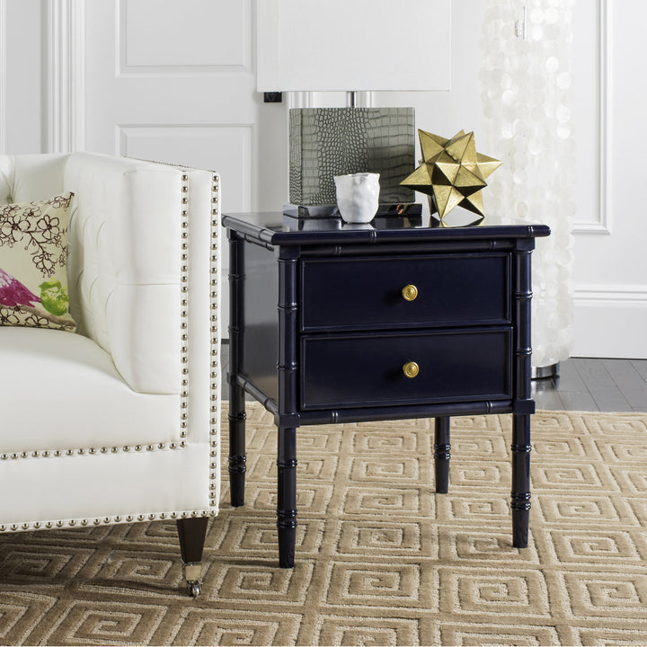 Monserrat 2 - Drawer Nightstand Willa Arlo™ Interiors Color: Navy