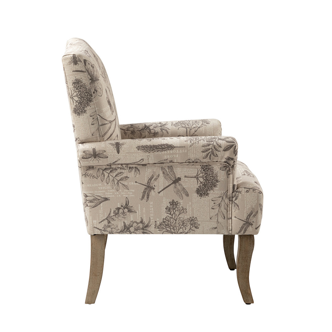 Belle 30" W Polyester Armchair Laurel Foundry Modern Farmhouse® Fabric: Gray Chenille
