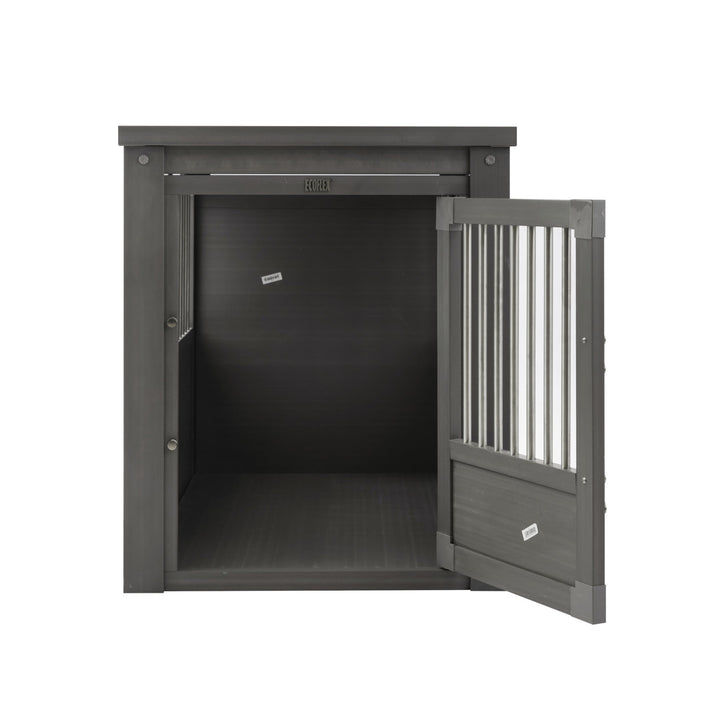 Southwick ECOFLEX® Furniture-Style Dog Crate – End Table Design Archie & Oscar™ Color: Gray Size: Large (28" H x 24" W x 35.4" D)